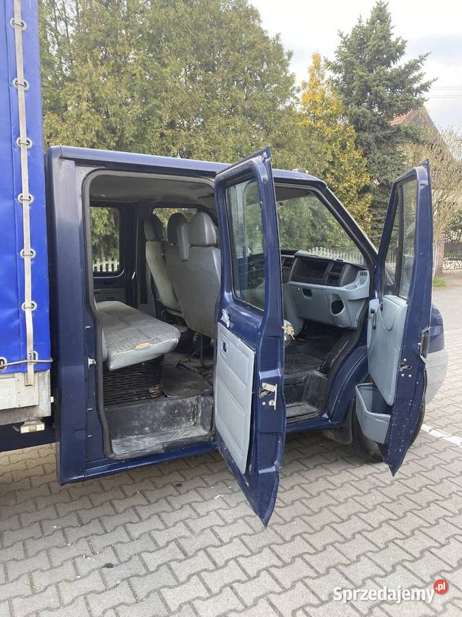 Ford Transit Doka Skrzynia Plandeka 100KM Polska Nowa Wieś