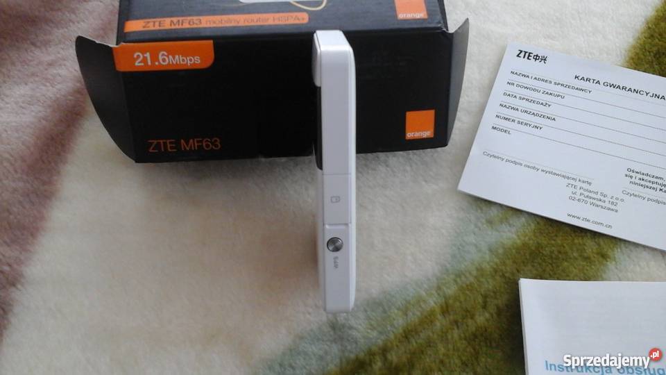 Mobilny Router Orange ZTE MF63 Klimontów - Sprzedajemy.pl