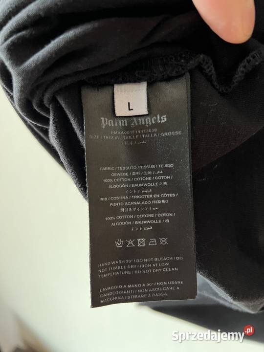 Koszulka tshirt Palm Angels oversize czarny Odzież codzienna małopolskie Zakopane