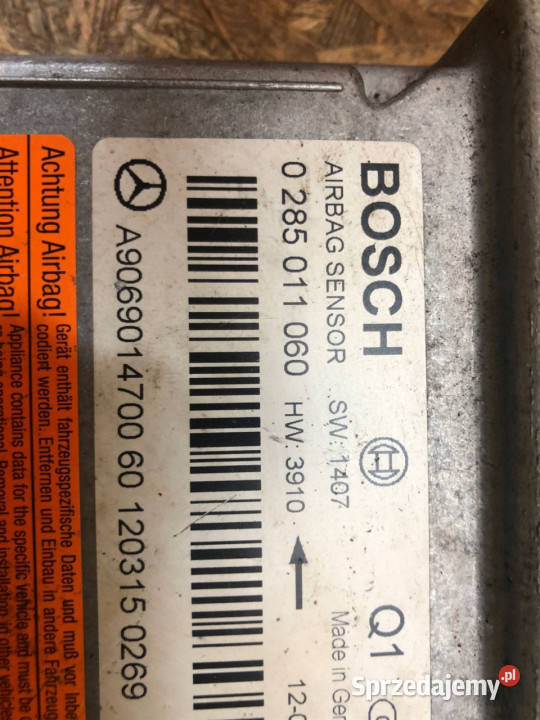 SENSOR AIR BAG MERCEDES W204 2049012704 Murzynowo Sprzedajemy.pl