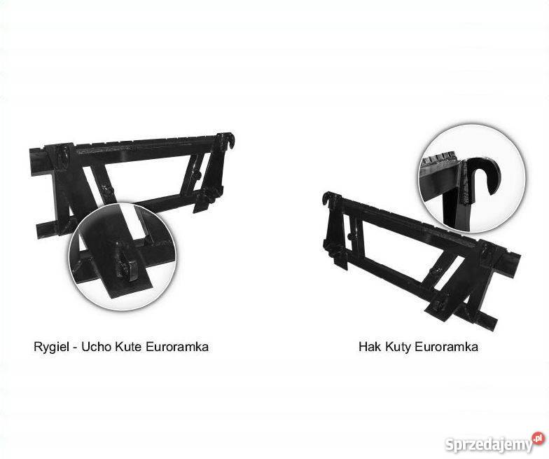 Karetka z widłami 1200x80x40mm klasa 2A Maszyny budowlane Stalowa Wola