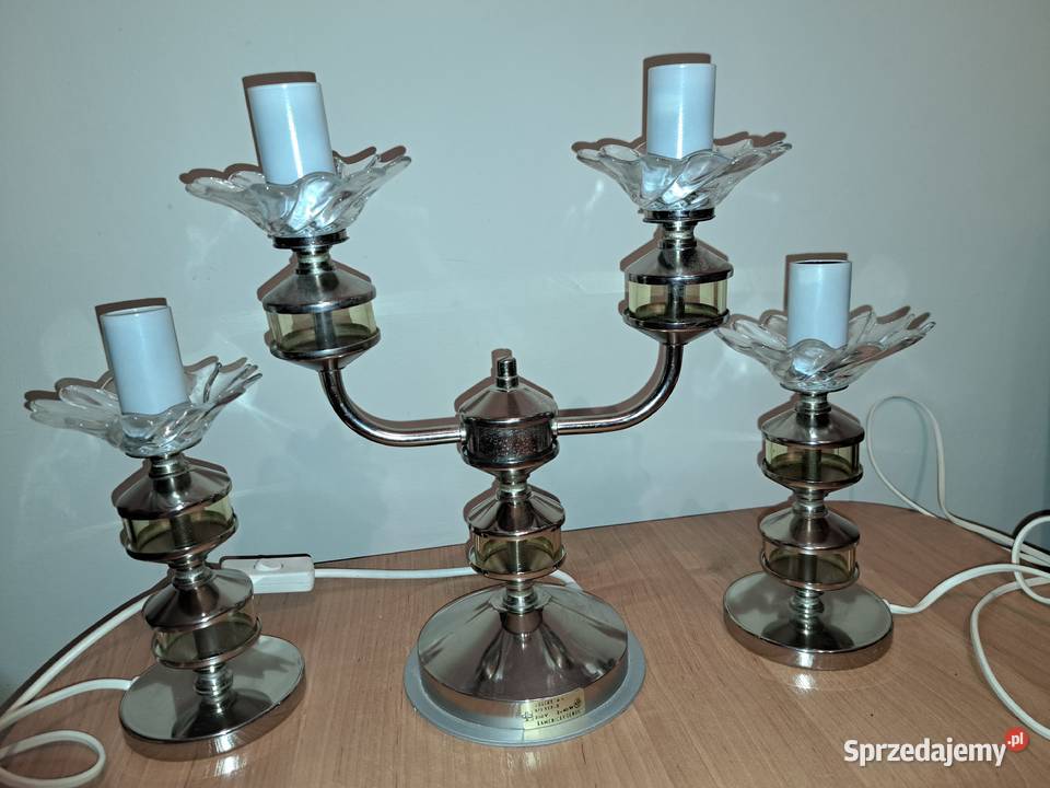 Retro lampki nocne Kamenicky Senov z 1961 roku Lubań