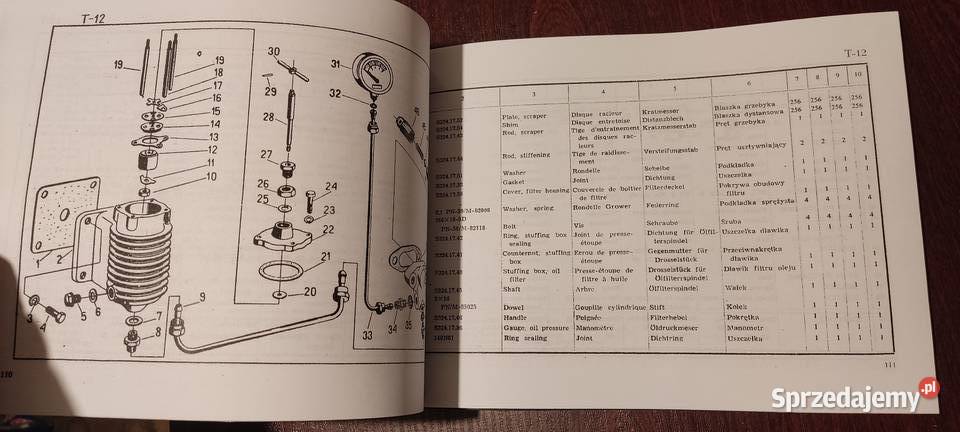 Andoria s 322 323 324 326 katalog części Stalowa Wola