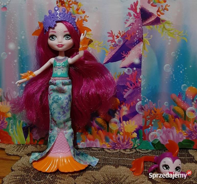 Lalka Enchantimals Maura Mermaid z pupilem Zabrzeg sprzedam