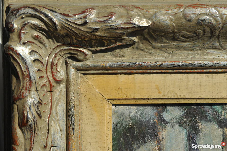 Wielki piękny pejzaż antyk Wrocław