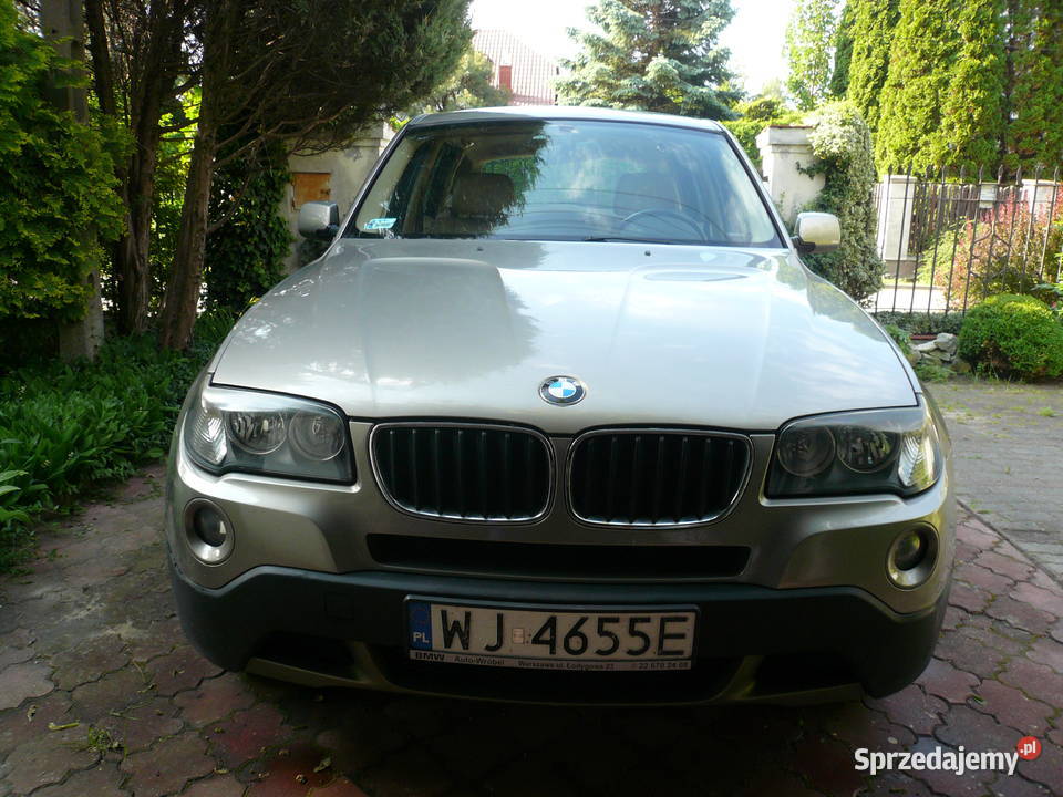 BMW X3 4x4 ,2,0D Automatserwisowany beżowa skóra Warszawa