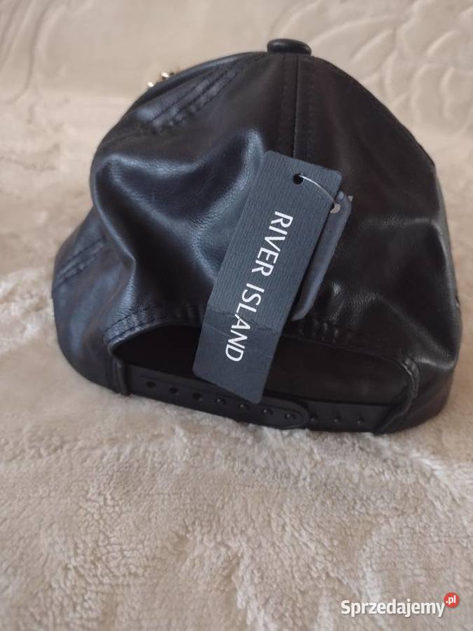 RIVER ISLANDSkórzana czapkaczapeczka z małopolskie Kraków