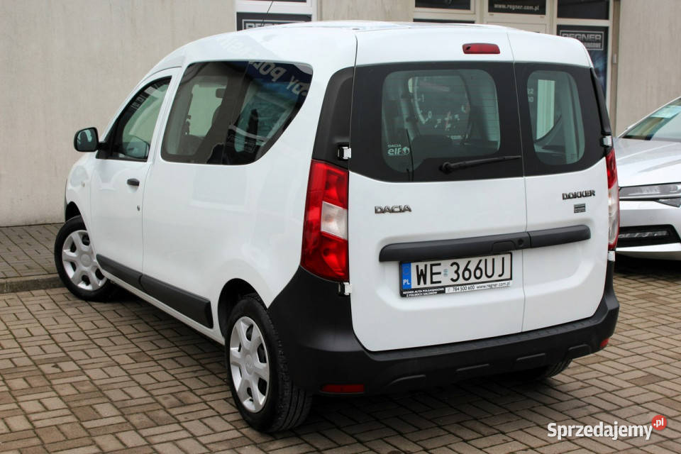 Dacia Dokker FV23 SalonPL Confort 16Sce 102 1WŁ Rok produkcji 2018 Sokołów