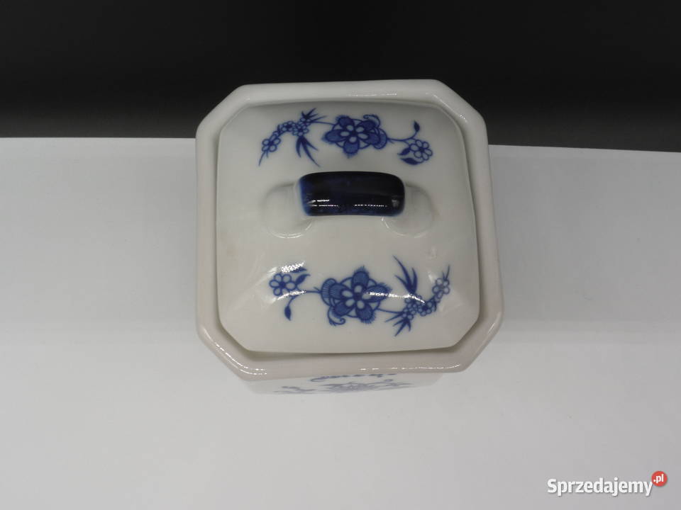 Pojemnik porcelanowy na mąkę MEHL Mąka Wzór Antyki, Sztuka, Kolekcje Raszków