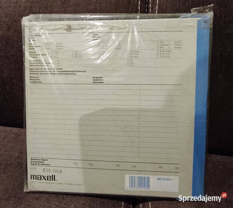 Taśma magnetofonowa Maxell UD Nowiutka szpula śląskie Jaworzno sprzedam
