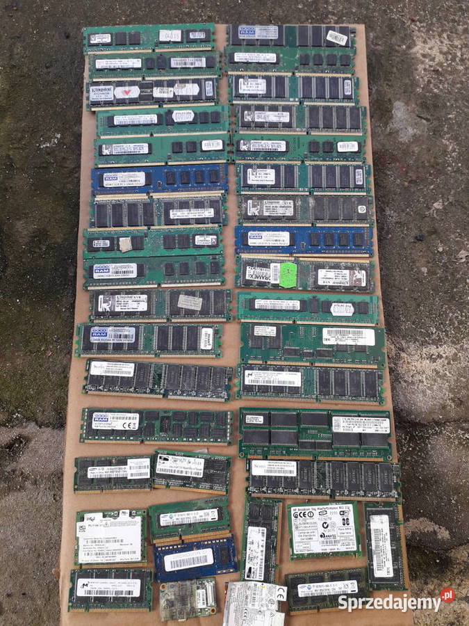 Pamięć ram złom elektroniczny złoto płyta główna