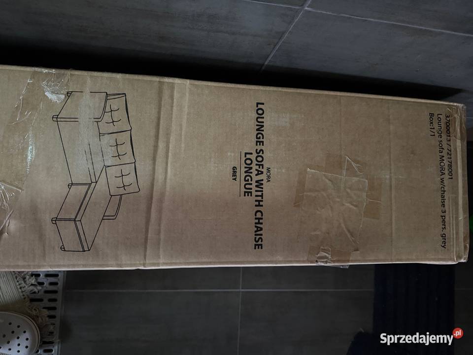 Sofa z szezlongiem 3miejscowa technorattan śląskie Dąbie sprzedam