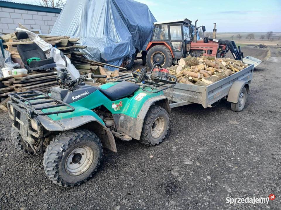 Quad kawasaki 400 klf kupiony w polskim salonie