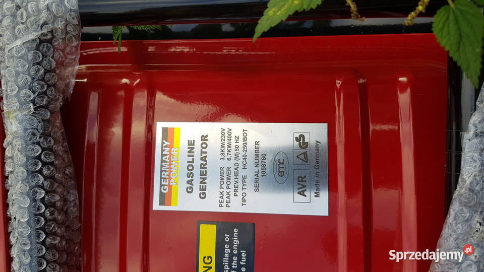 Agregat prądotwórczy generator HERBSTEIN HSN Sońsk sprzedam
