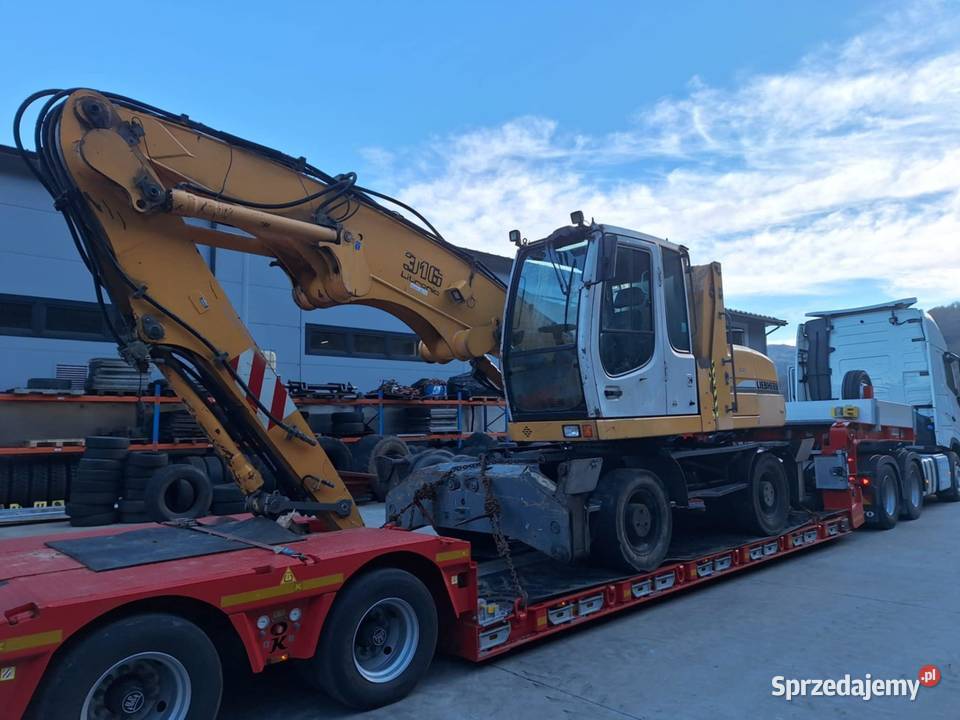 Koparko ładowarka Liebherr A316 mazowieckie Grójec