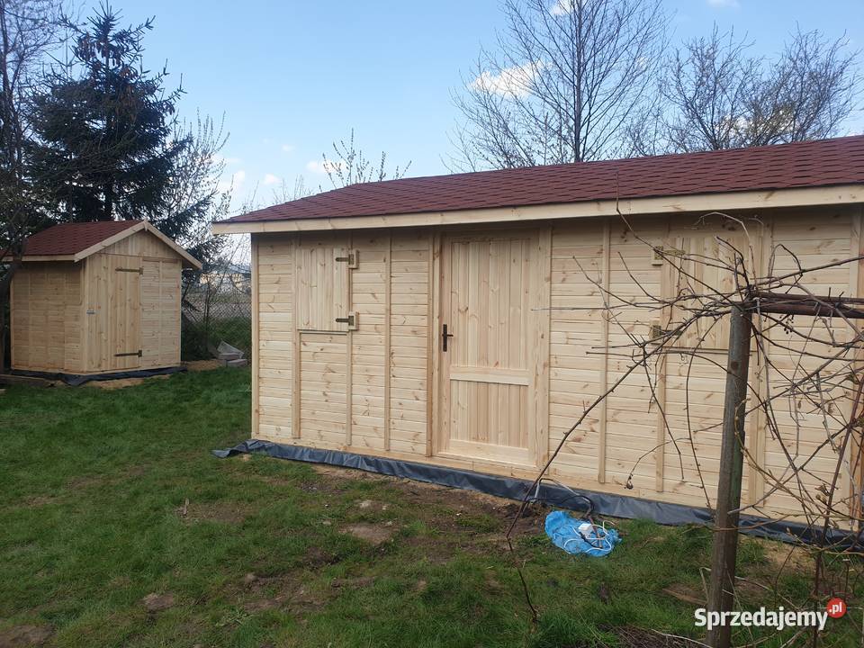 Domek ogrodowy narzędziowy drewniany śląskie Zimnowoda
