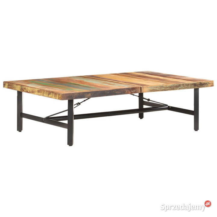 Stolik kawowy 142x90x42 lite drewno z odzysku mazowieckie Warszawa sprzedam