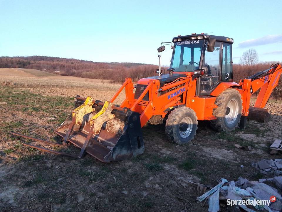 Koparko ładowarka KOMATSU Rok produkcji 1996 podkarpackie Nowosielce
