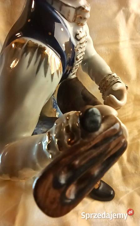 Porcelanowa Figurka Dikolenko KAWALER KLĘCZĄCYZ Bytom