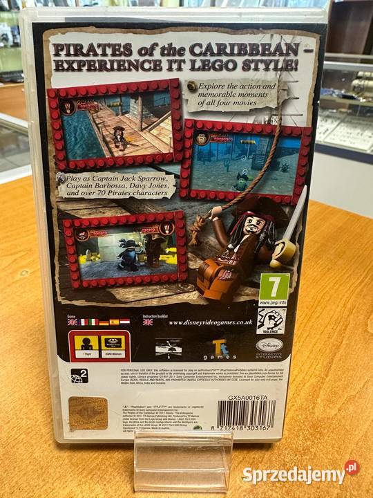Gra na PSP Lego Pirates Of The Caribbean Elbląg sprzedam