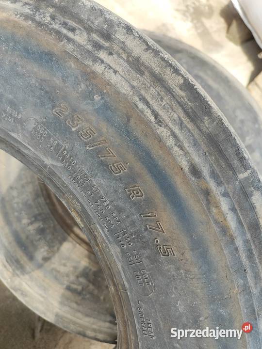 Opona koła 235 75 175 przyczepy bezdętkowe 17.5cale Łęczyca