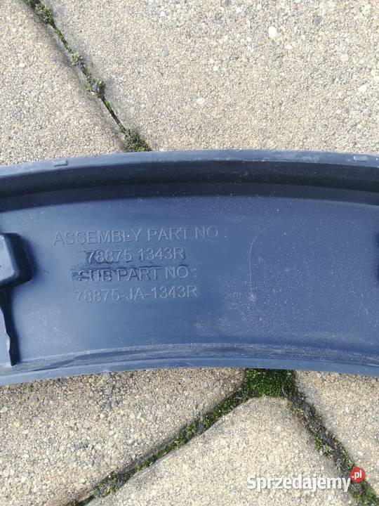788751343R RENAULT ARKANA LISTWA NA BŁOTNIK