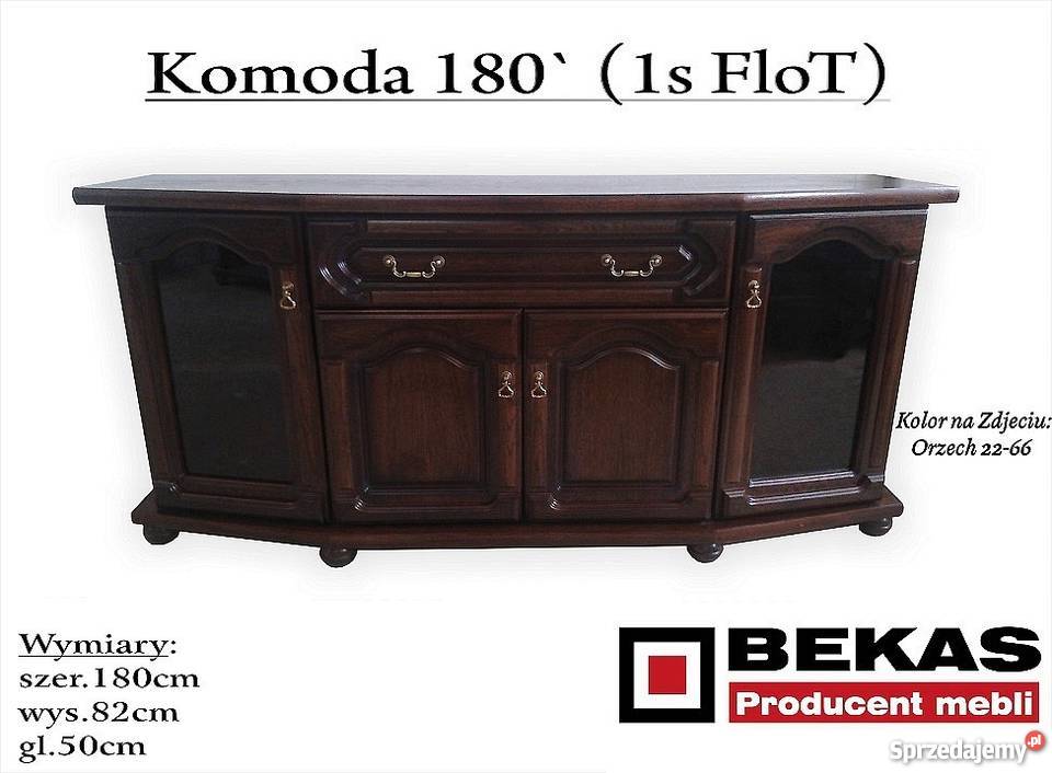 Stylowa Komoda 180 1SFloT Orzech Włoski Bekas Sokołówka sprzedam