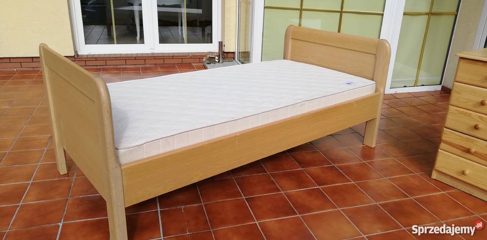 Łóżko kompletne materac 100x200 stelaż rama dno Łóżka, wersalki i sofy mazowieckie Sulbiny