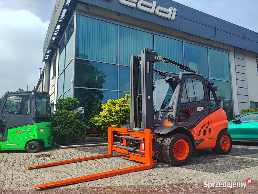 Wózek widłowy Linde H45D-02 4,5 t triplex 5,86 m diesel| bliźniaki |2014
