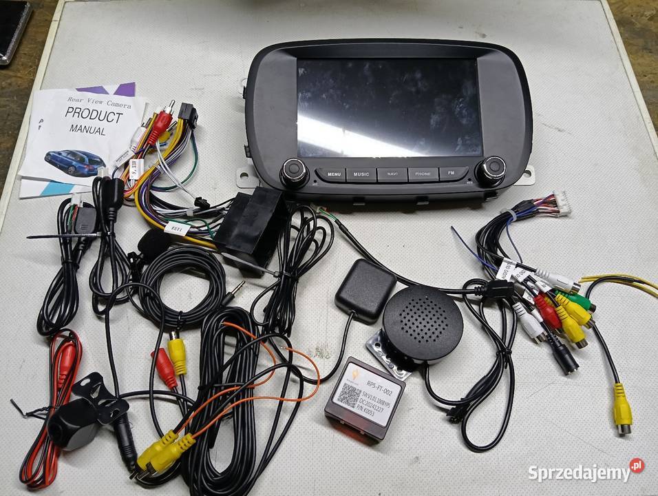 Radionawigacja GPS android Fiat 500x mazowieckie Drążdżewo Nowe sprzedam