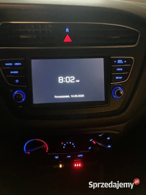 Radio fabryczne ekrandotyk Hyundai I20 II Rok produkcji 2019 Nawigacje fabryczne
