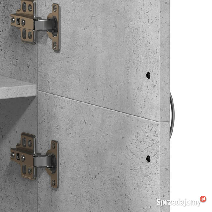 Szafka na dokumenty szarość betonu 60x32x153 Warszawa