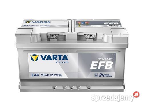 AKUMULATOR 75Ah 730A VARTA BLUE EFB E46 CHOPINA mazowieckie