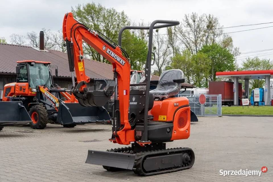 Minikoparka VIP 10 KINGWAY 12 waga 1000 skrętne łódzkie Łódź sprzedam