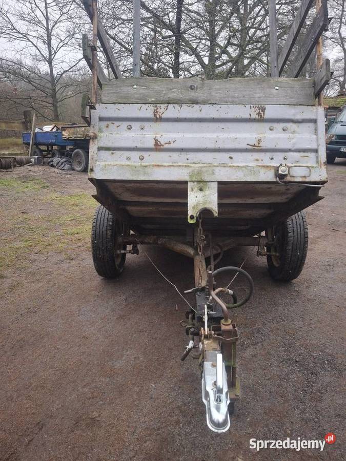 Przyczepka tz4k wywrotka minitraktorek ogrodowy 1