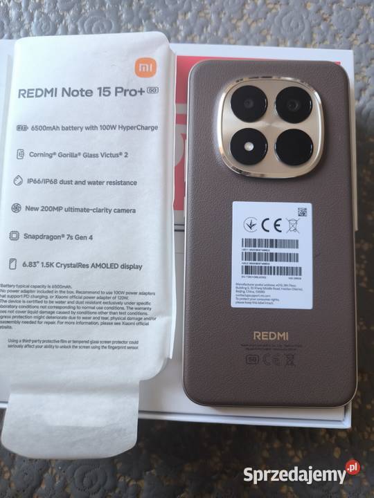 Smartfon Xiaomi Redmi Note 15 Pro Xiaomi Skała sprzedam