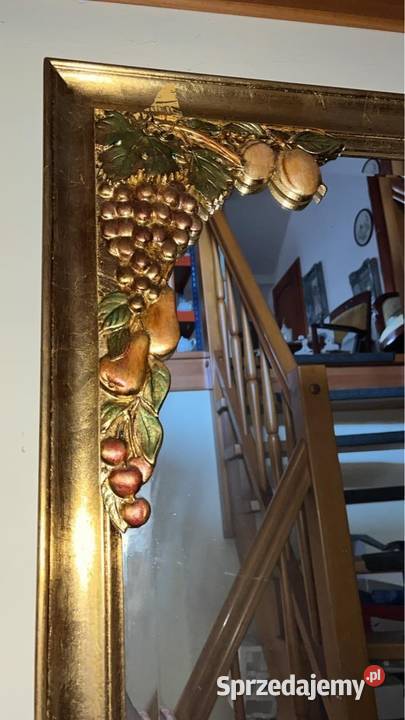 Lustro zlote z koroną Gdańsk