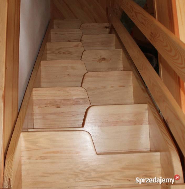 SCHODY KACZE na wysokość 240 szer70 młynarskie Dom i Ogród lubelskie Łuków