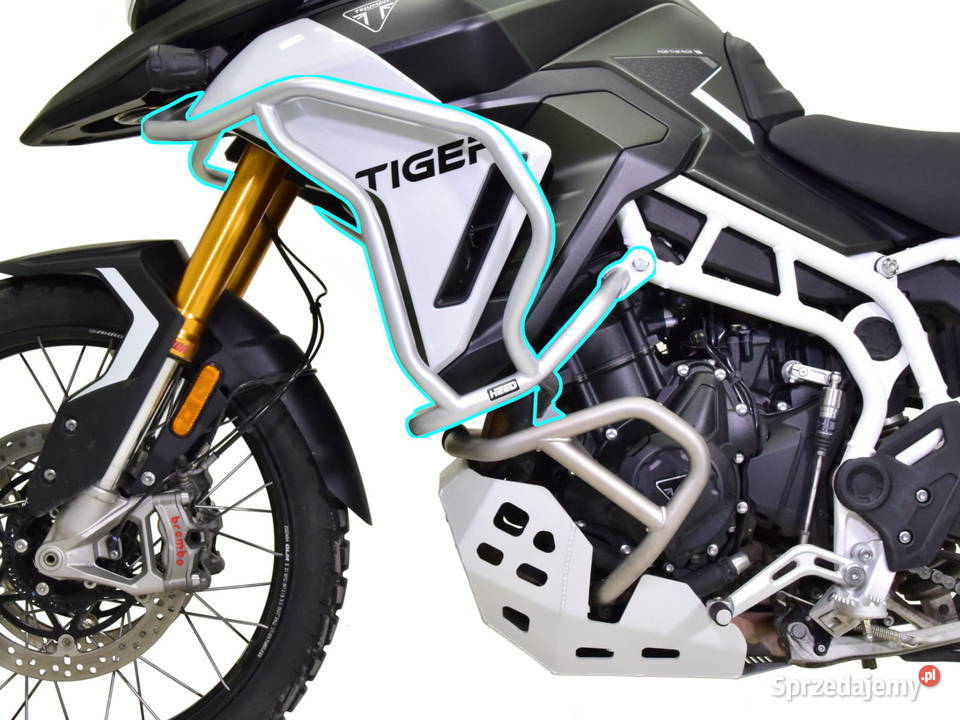 Gmole do Triumph Tiger 900 2024 Górne srebrne Częstochowa