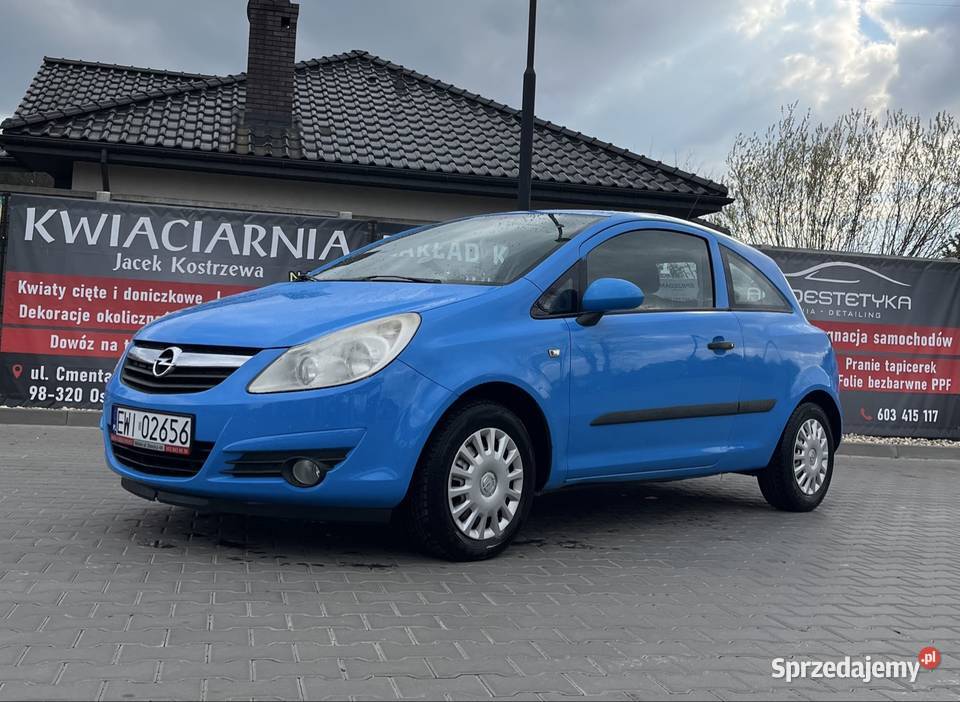 Opel Corsa D niebieski Częstochowa