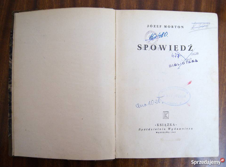 Józef Morton Spowiedź 1948 Parczew