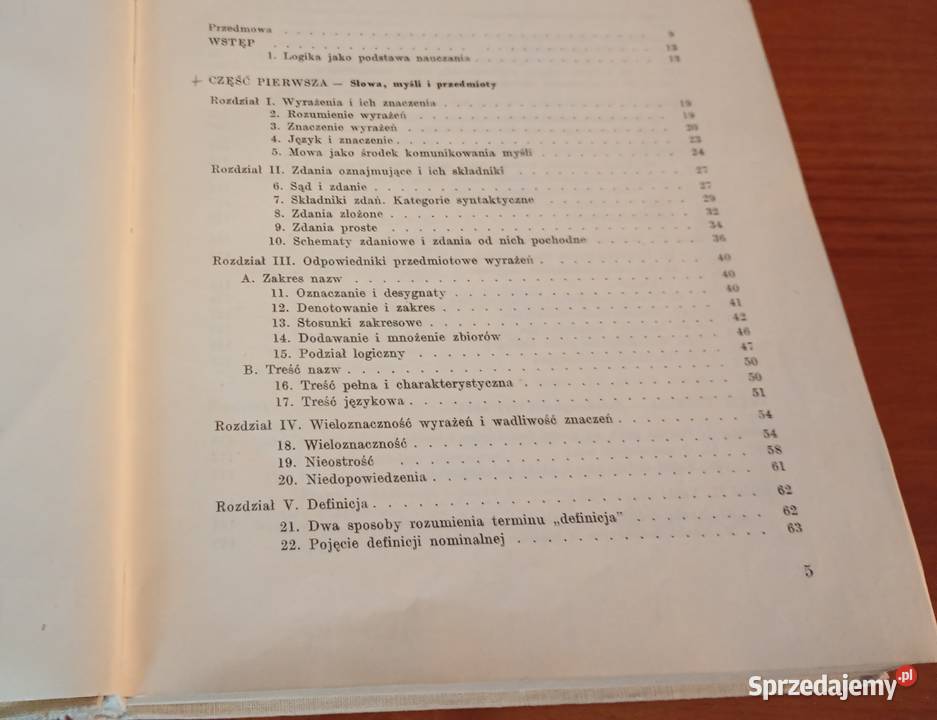 Logika pragmatyczna Kazimierz Ajdukiewicz tradycyjny podręcznik sprzedam