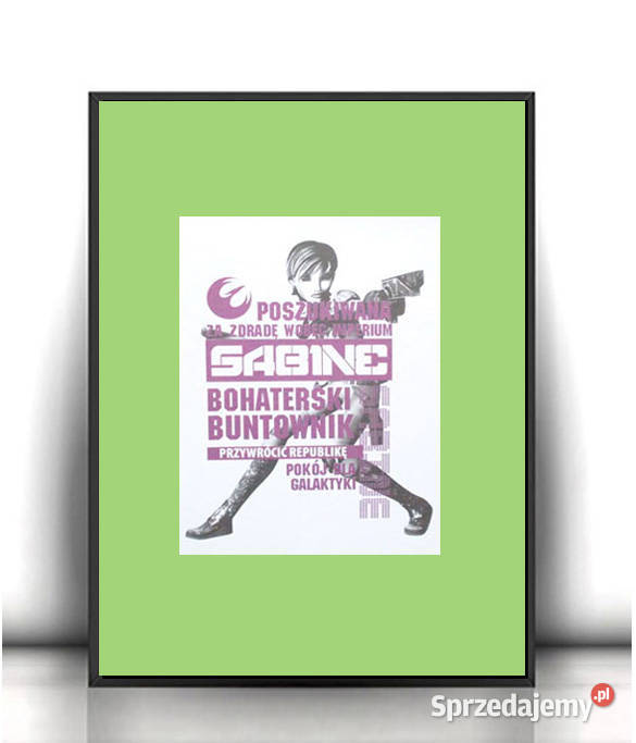 sabine plakat A4 star wars plakat 21x30 Plakaty opolskie Opole