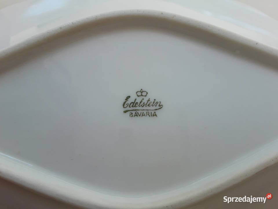 Półmisek porcelanowy sygnowany Bavaria Edelstein Porcelana i szkło Warszawa