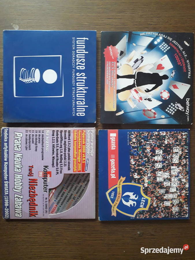 Płyty CD 20 gry programy Okablowanie Lata 2000 śląskie Katowice