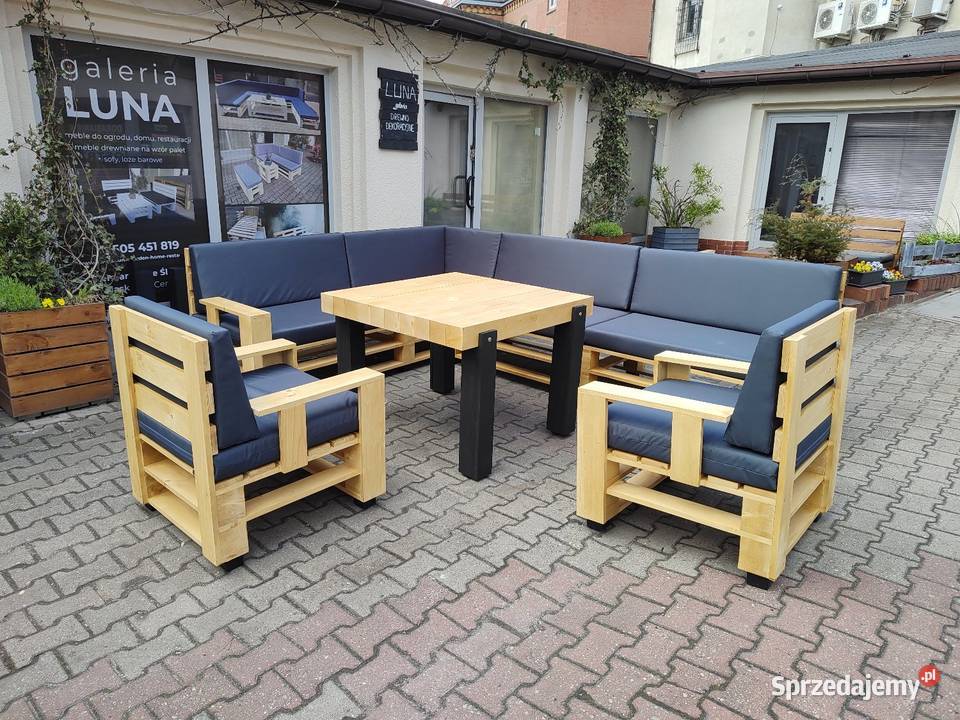 Zestaw mebli ogrodowych narożnik fotele Siemianowice Śląskie