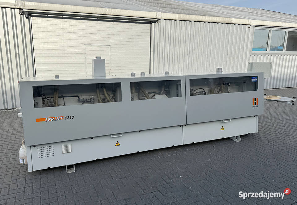 Okleiniarka HOLZHER 1317 SPRINT wstępny frez i Sierakowska Huta