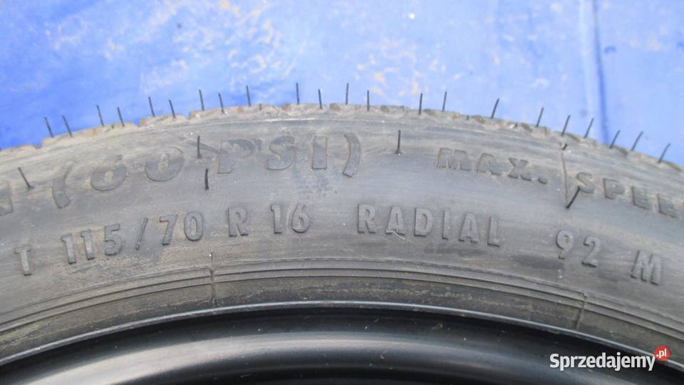 OPEL VECTRA C koło dojazdowe 1157016 92M 5x110 Koła dojazdowe