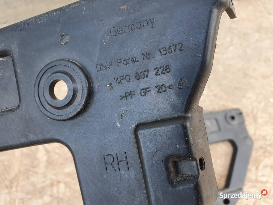 AUDI A6 C6 ŚLIZG LEWY PRAWY PRZÓD 4F0807227 Międzychód