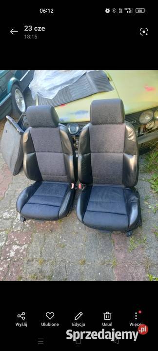 Fotele BMW E36 sedan Fotele i kanapy podkarpackie Rzeszów sprzedam